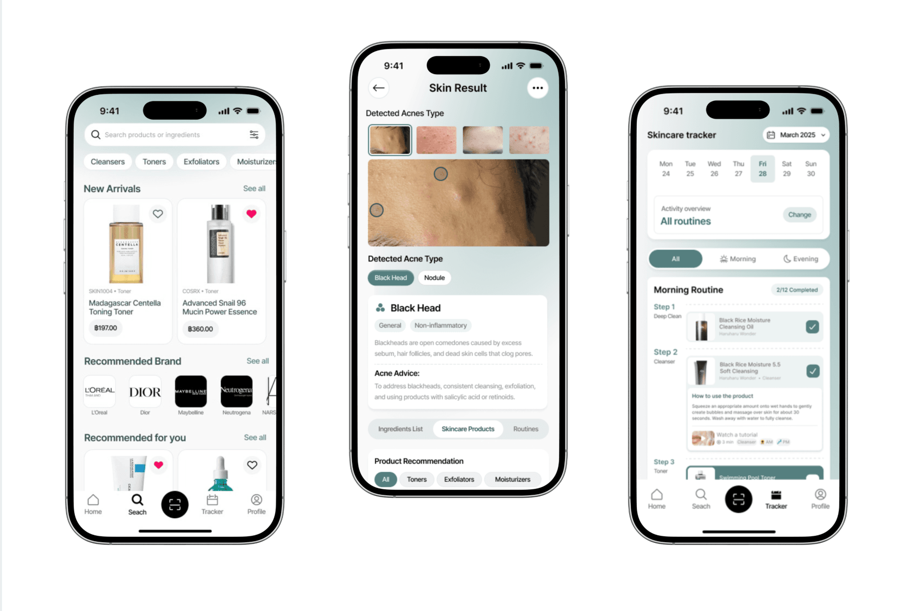 SkinNavi cover, app screens / hero shot
